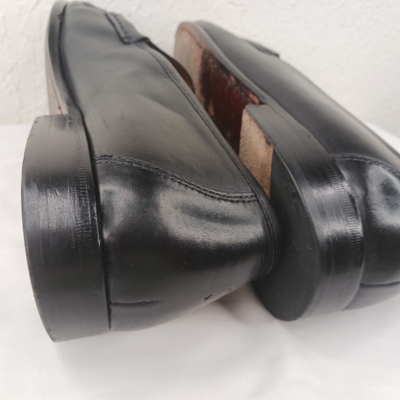 Cole Haan Pinch Maine Classic 9 M Black Equestrian Gold Horse Bit Loafers - Picture 6 of 12